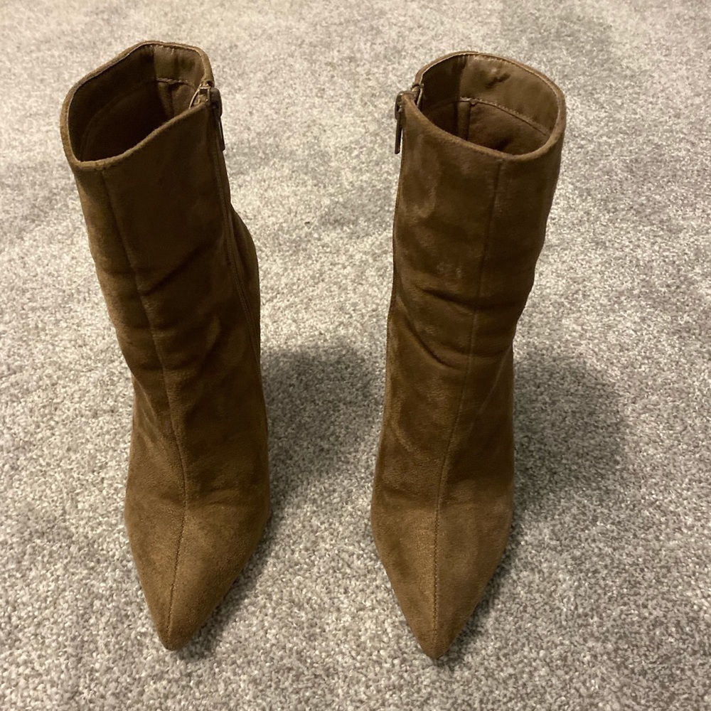 Suede booties